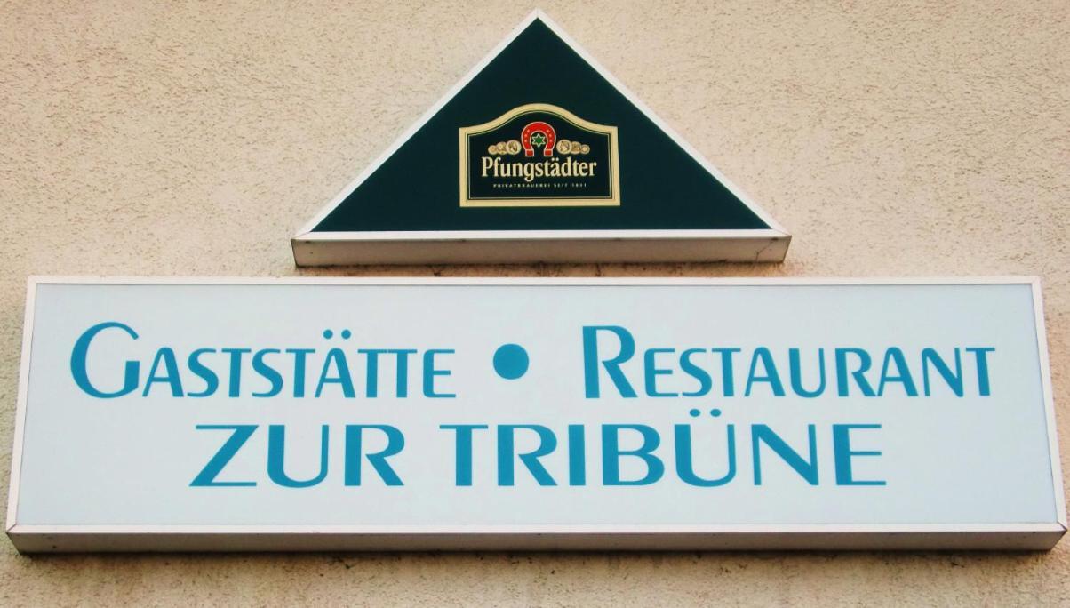 Gaststaette Zur Tribuene Aparthotel Pfungstadt Luaran gambar